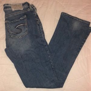 Women’s bootcut silver co jeans